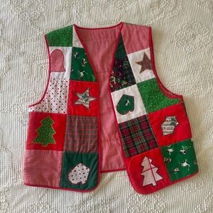 Patchwork Christmas Vest